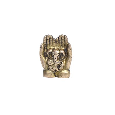 Brass Statue Of Ganesha in Hands Statue 